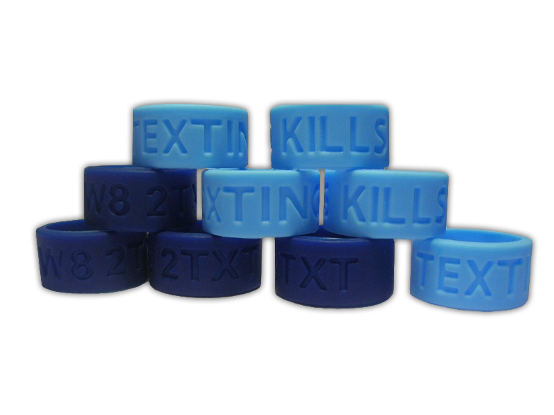 Silicone Thumb Bands from Juanwristbands.PH